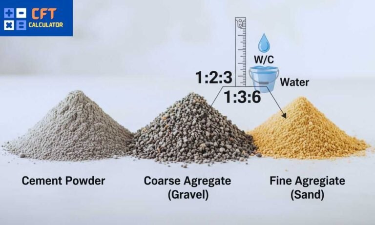concrete mix ratio
