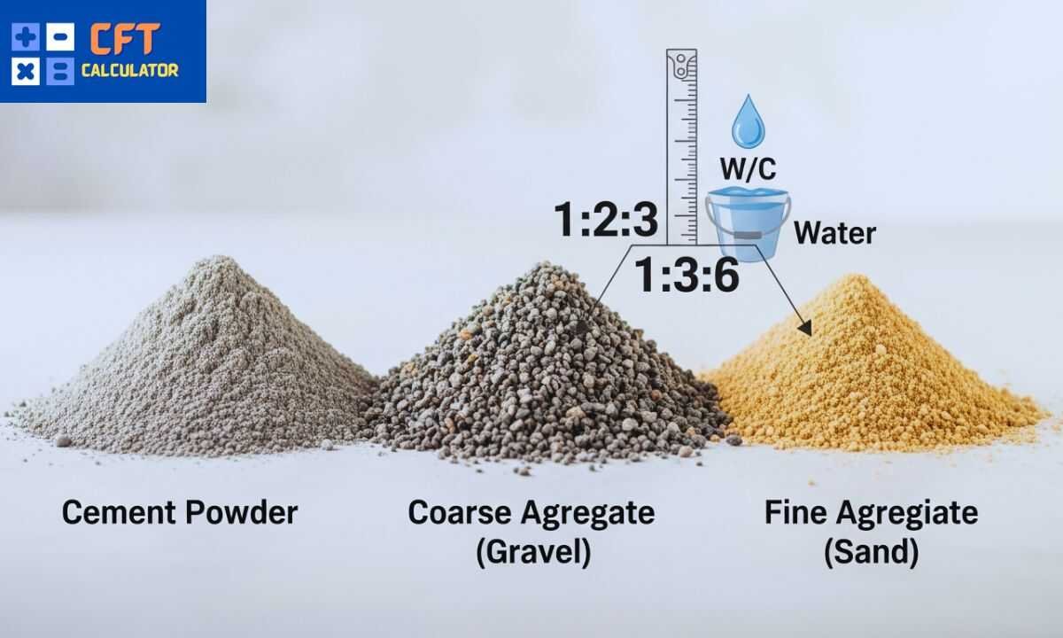 concrete mix ratio